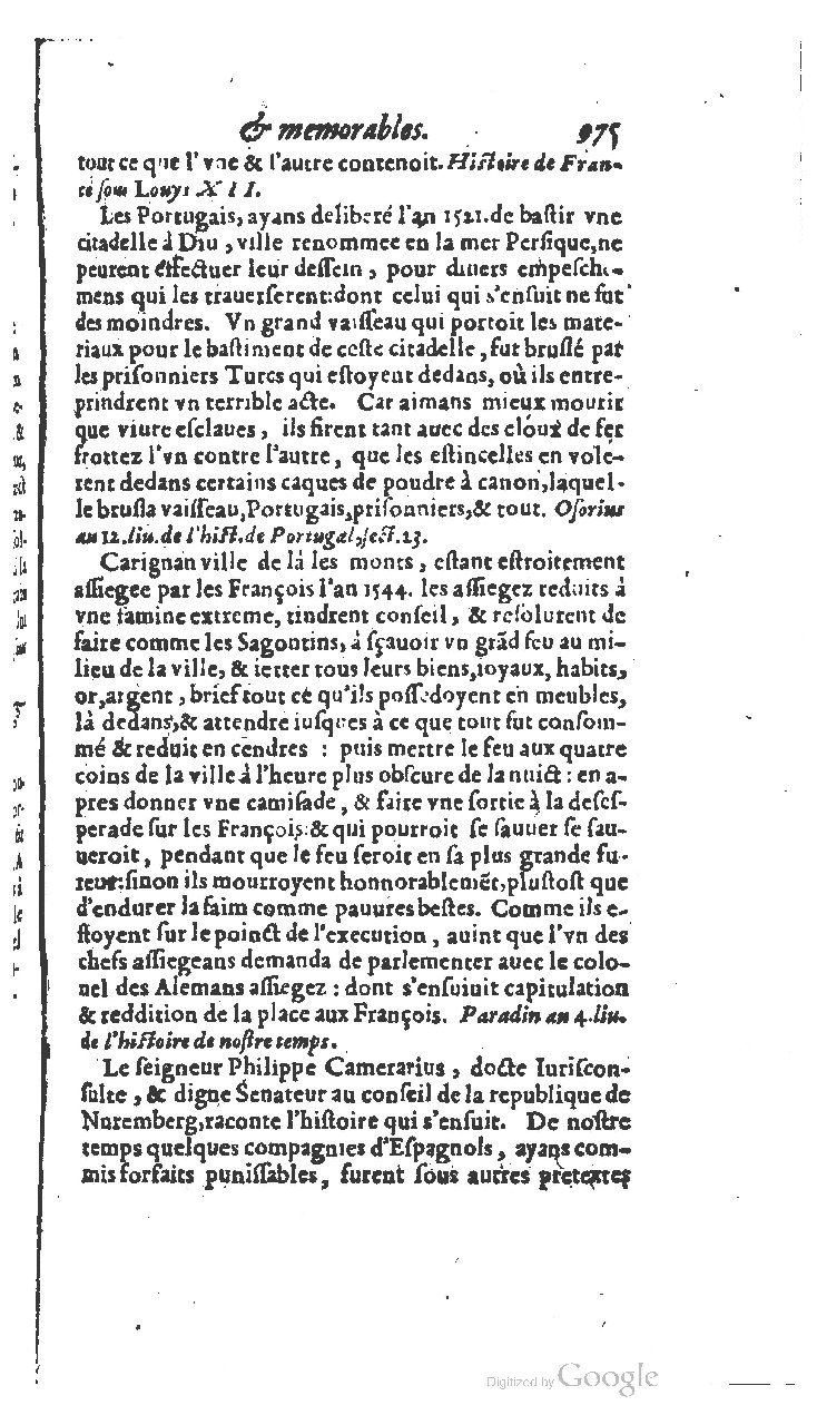 1610 - Paul Marceau - Trésor d’histoires admirables et mémorables - BSB Munich 1610 - Paul Marceau - Trésor d’histoires admirables et mémorables - BSB Munich