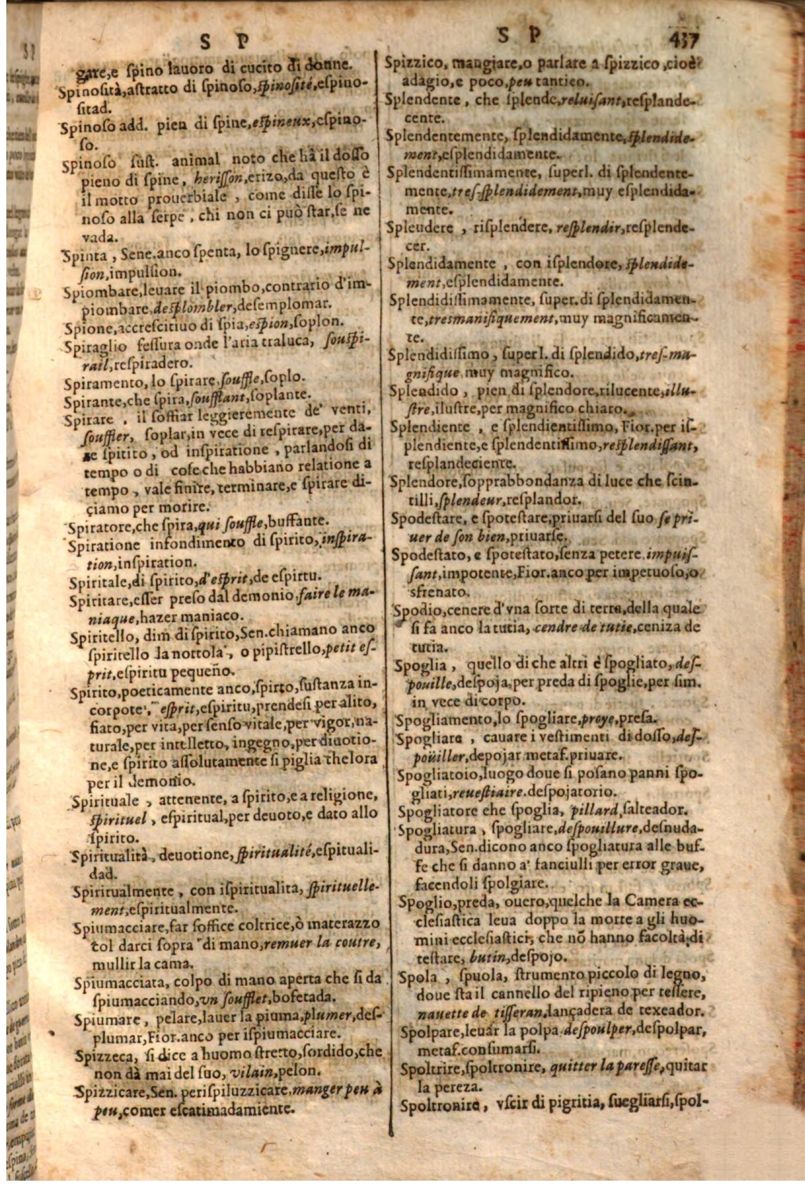 1644 - Jacques Crespin - Trésor des trois langues - Passau 1644 - Jacques Crespin - Trésor des trois langues - Passau