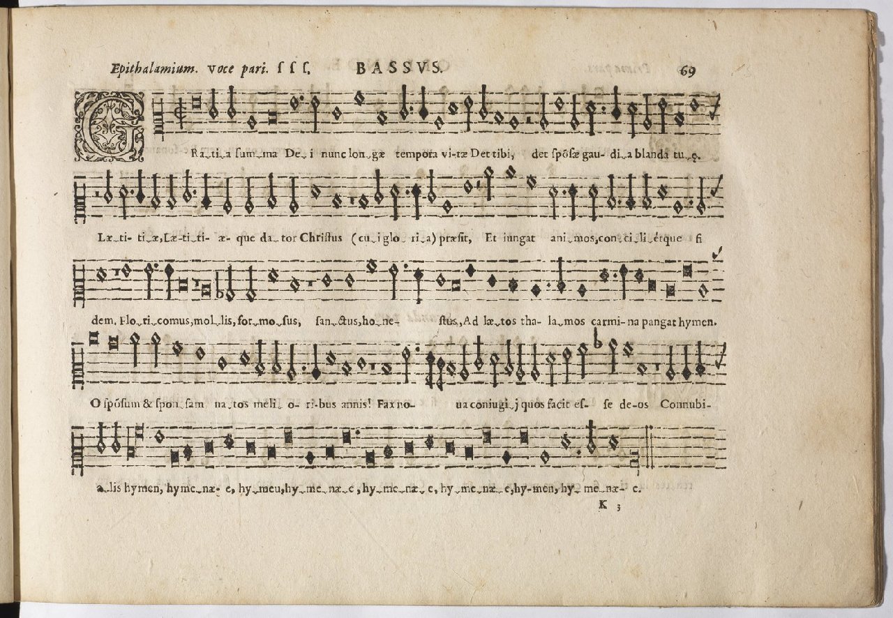 1594 - Paul Marceau - Trésor de musique d&#039;Orlande de Lassus, Superius, Bassus, Tenor, Quinta pars - BnF