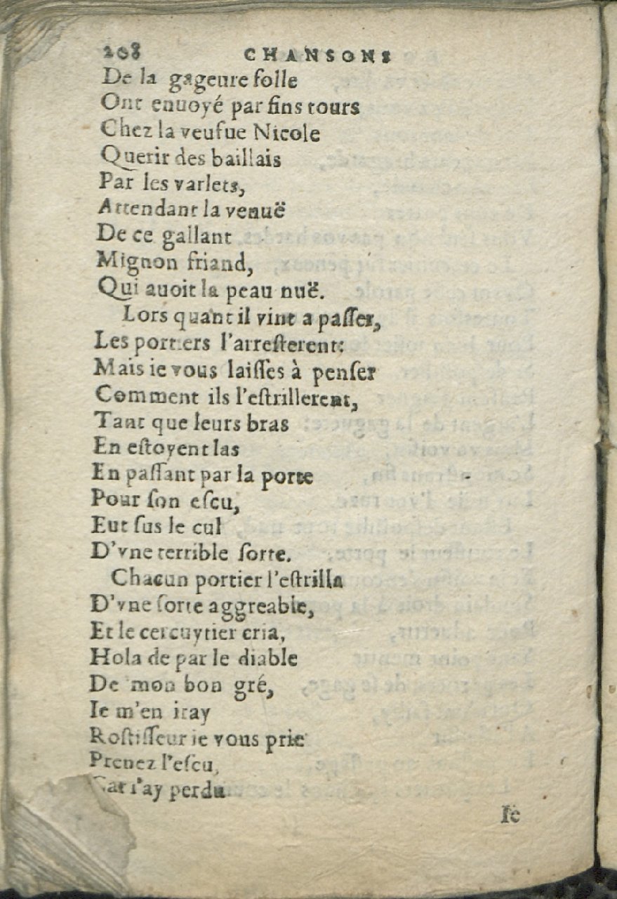 1575 - Pierre Brenouzet - Trésor de tous les recueils de chansons, tant amoureuses, rustiques, que musicales - Det KLG Copenhague