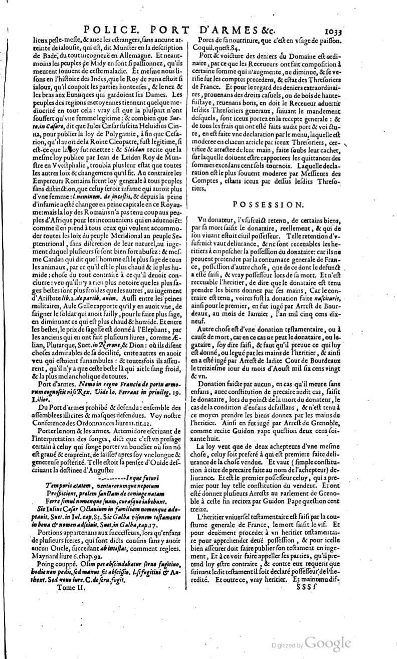 1629 - Veuve Nicolas Buon - Trésor du droit français (29620 T. 2) - BM Lyon