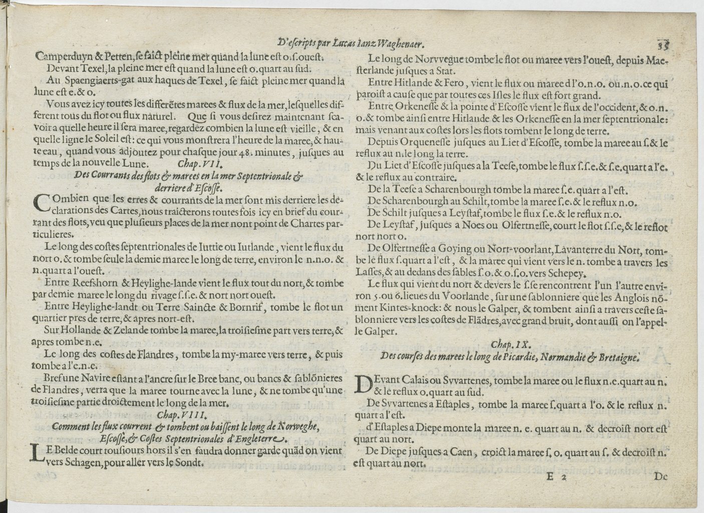 1601 - Bonaventure d’Aseville - Trésorerie ou cabinet de route marinesque - BnF