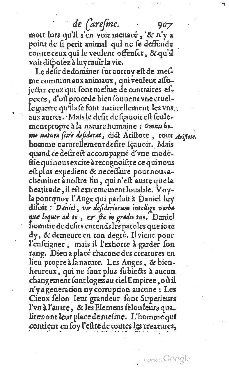1607 - Nicolas Du Fossé - Trésor quadragésimal - T 01 - BM Lyon