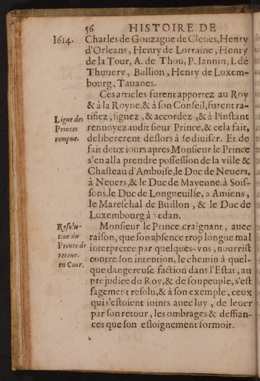 1626 - Joseph Bouillerot - Trésor de l’histoire générale de notre temps - BnF Arsenal