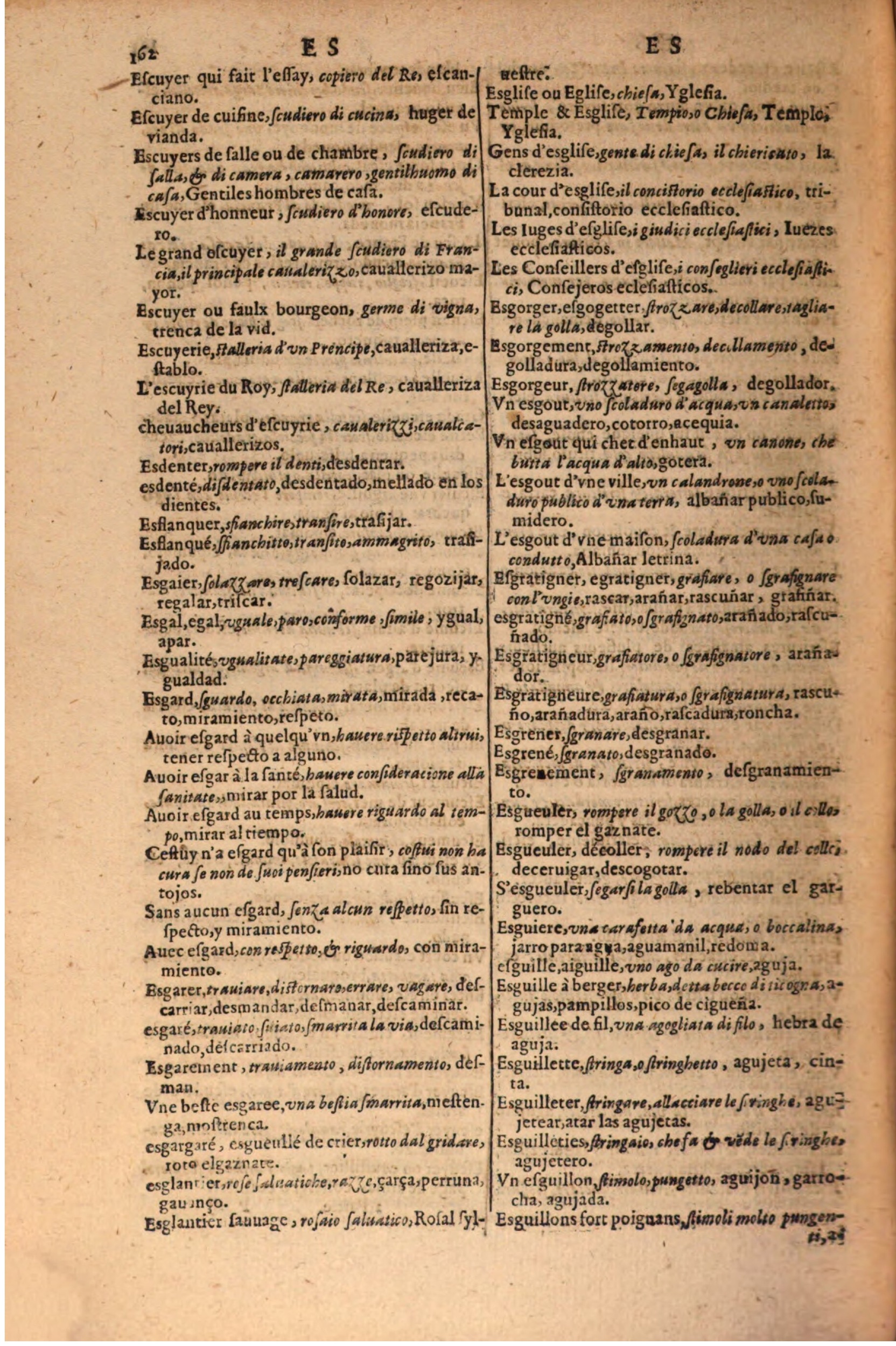 1616 - Pierre de la Rovière - Trésor des trois langues (Seconde partie) - BSB Munich