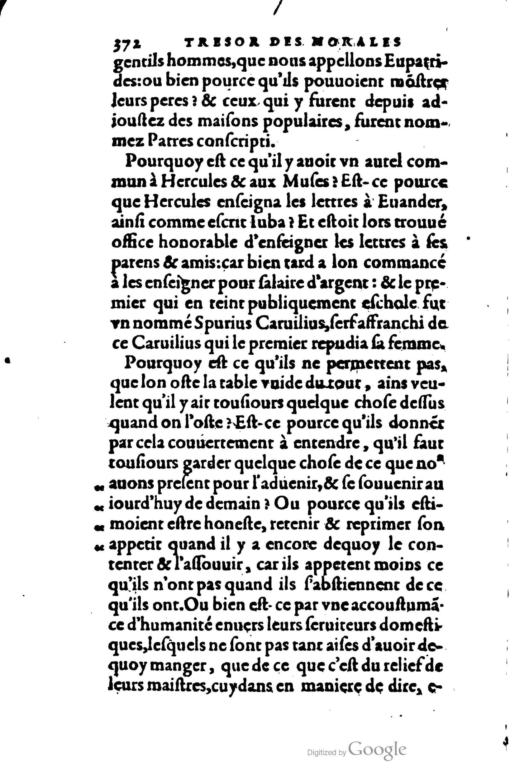 1578 - Jean Poupy - Trésor des morales de Plutarque - BSB Munich