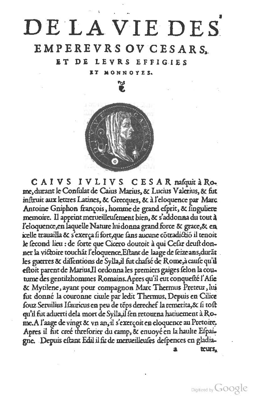 1553 - Jacopo Strada et Thomas Guérin - Épitome du Trésor des antiquités - UGent