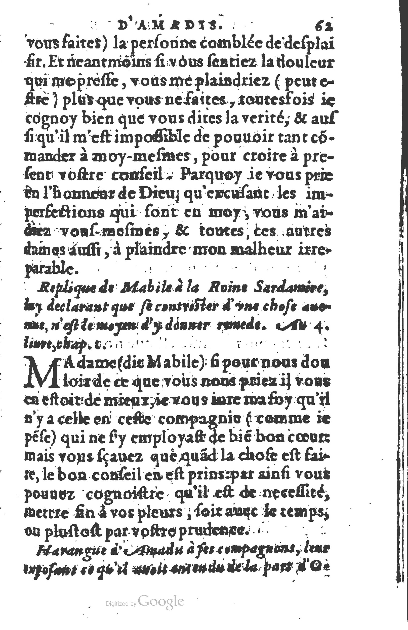 1567 - Robert Le Mangnier - Trésor des Amadis - British Library