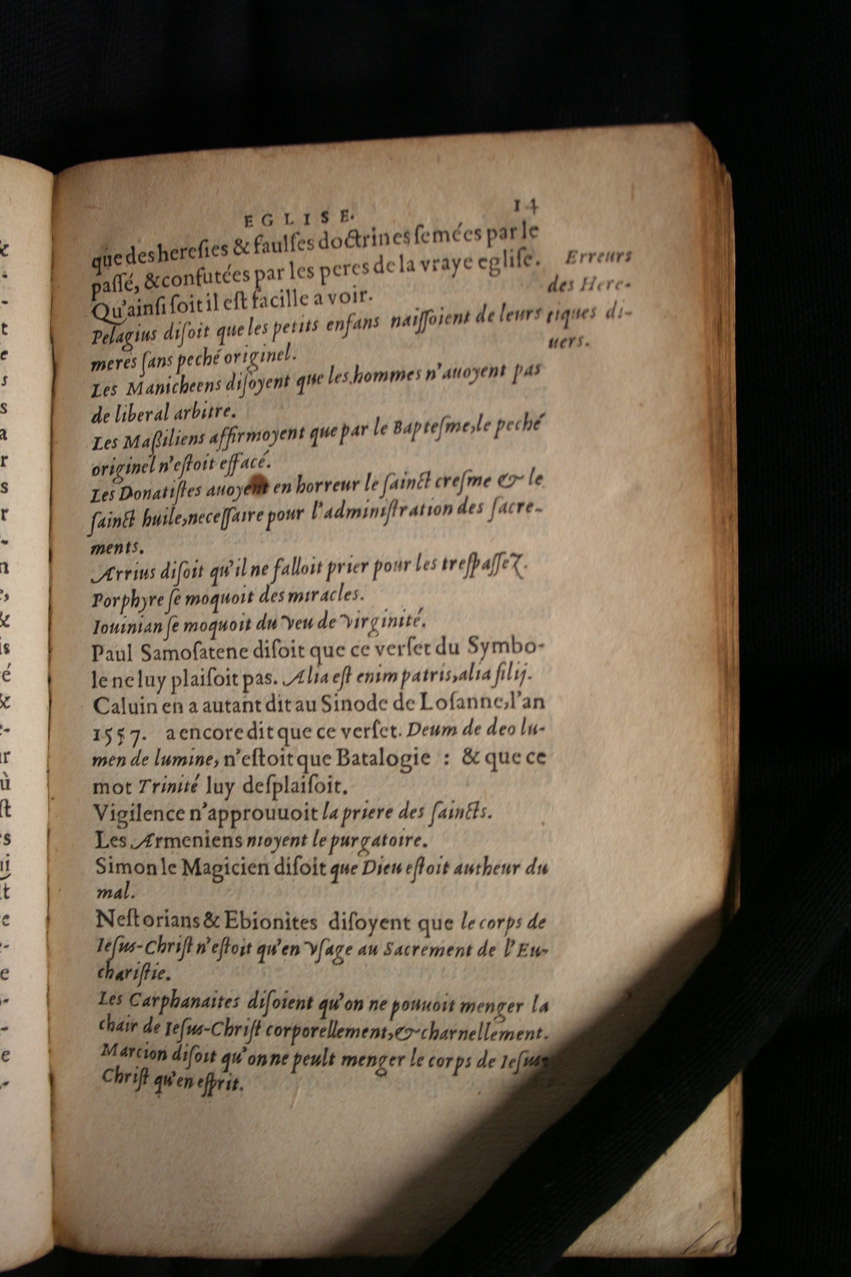 1586 - Jean Parant - Trésor de l’Église catholique et de vérité - BM Bordeaux
