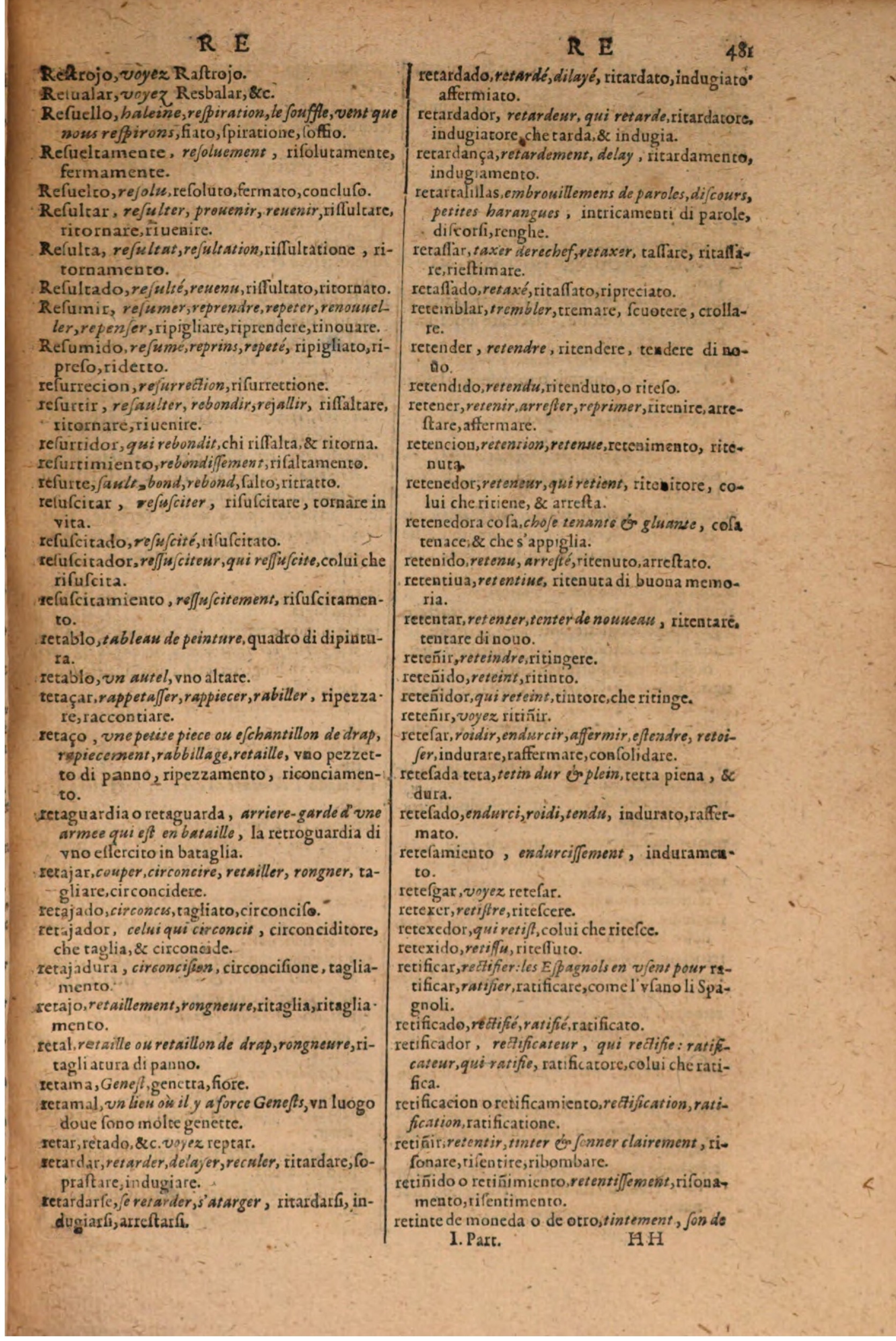 1606 Samuel Crespin Thresor des trois langues, francoise, italiene et espagnolle - BSB-509.jpeg