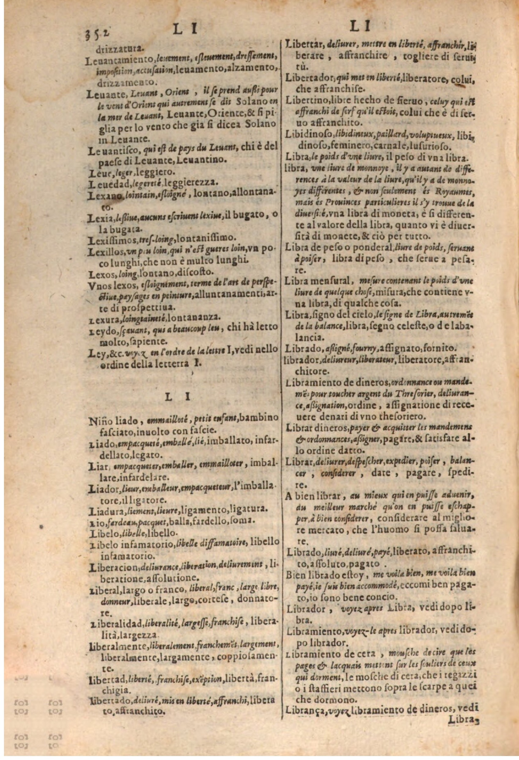 1637 - Jacques Crespin - Trésor des trois langues (Trois parties) - BSB Munich