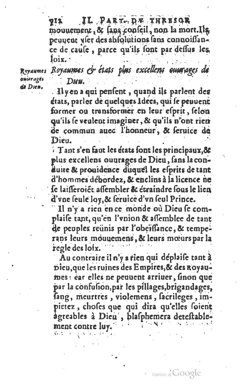 1610 - Louis Coste - Trésor de l’éloquence française (Seconde partie) - BM Lyon
