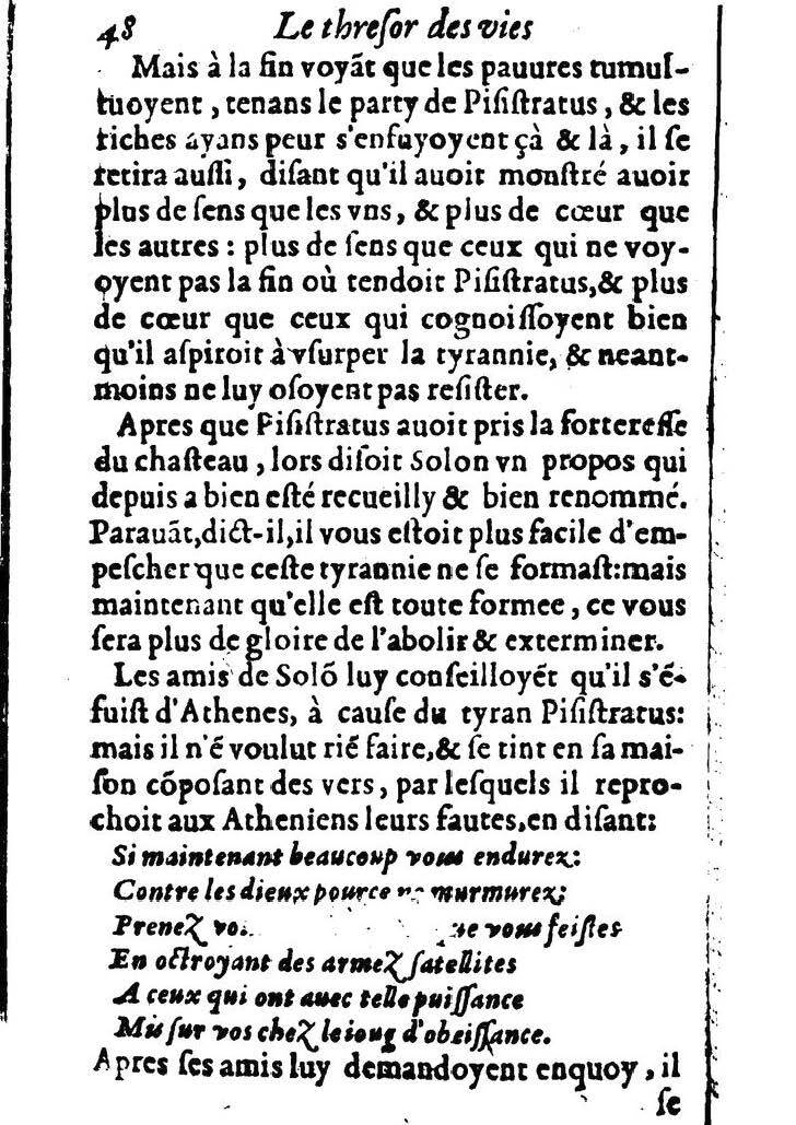 1611 - Pierre Rigaud - Trésor des vies de Plutarque - BM Lyon