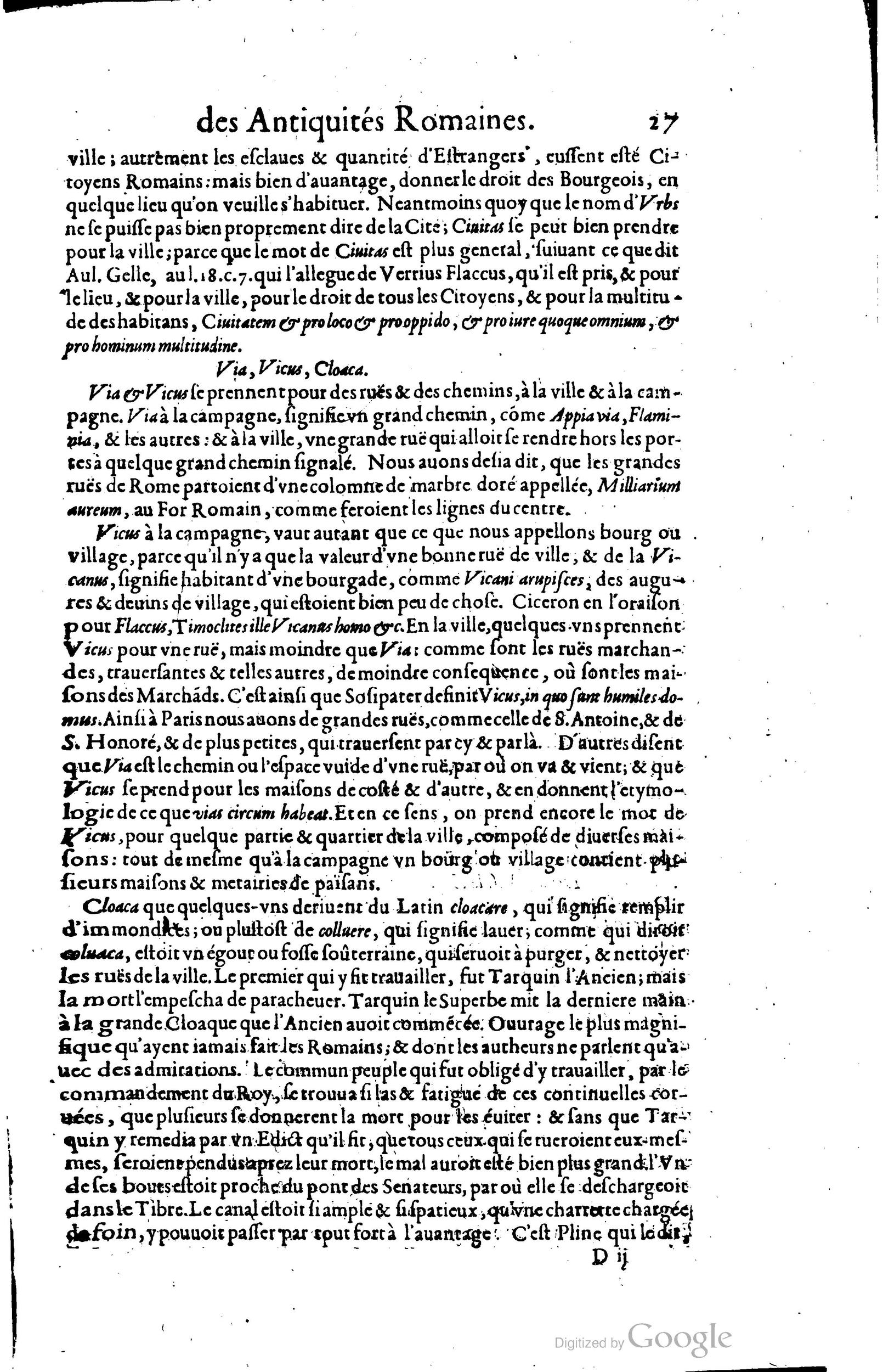 1650 - Denis Thierry - Trésor des antiquités romaines - BM Lyon