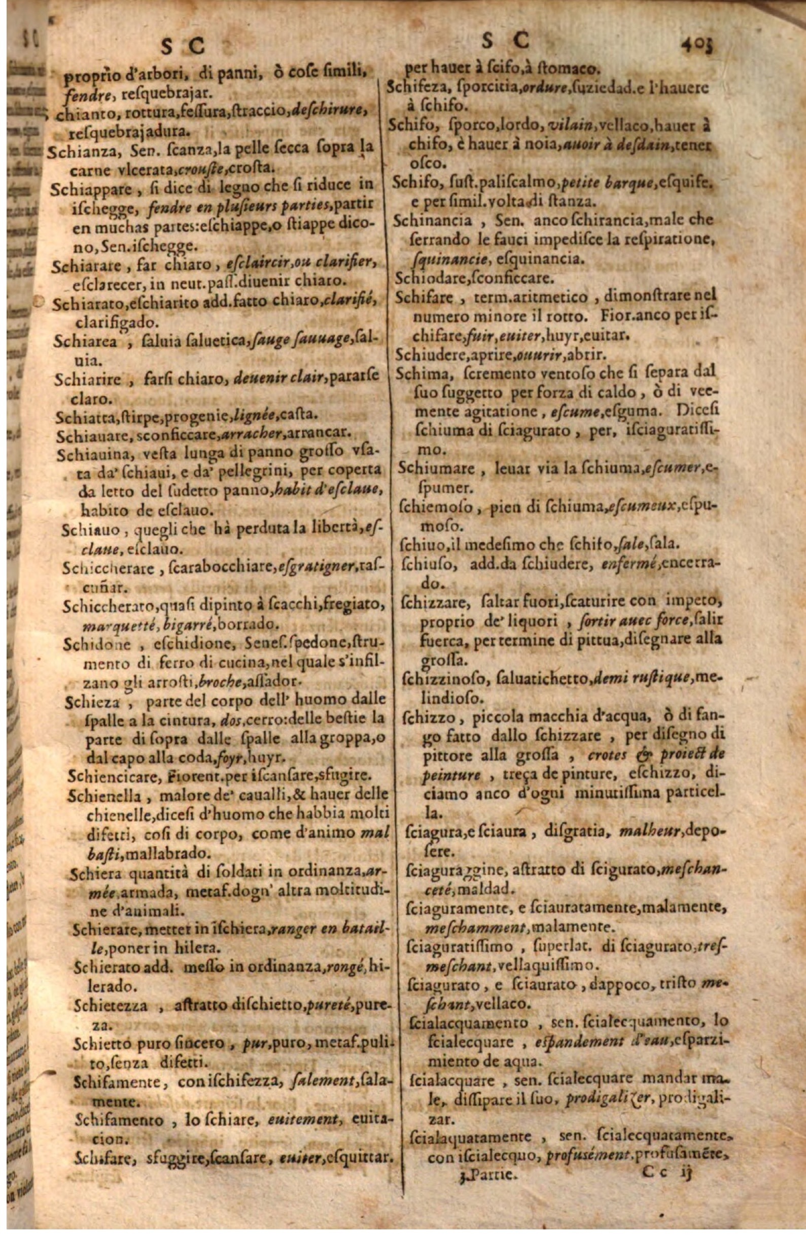 1644 - Jacques Crespin - Trésor des trois langues - Passau 1644 - Jacques Crespin - Trésor des trois langues - Passau