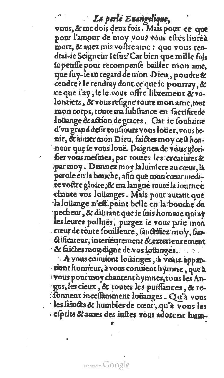 1602 - Veuve G. de la Noüe - Perle évangélique, Trésor incomparable de la sapience divine - UGent