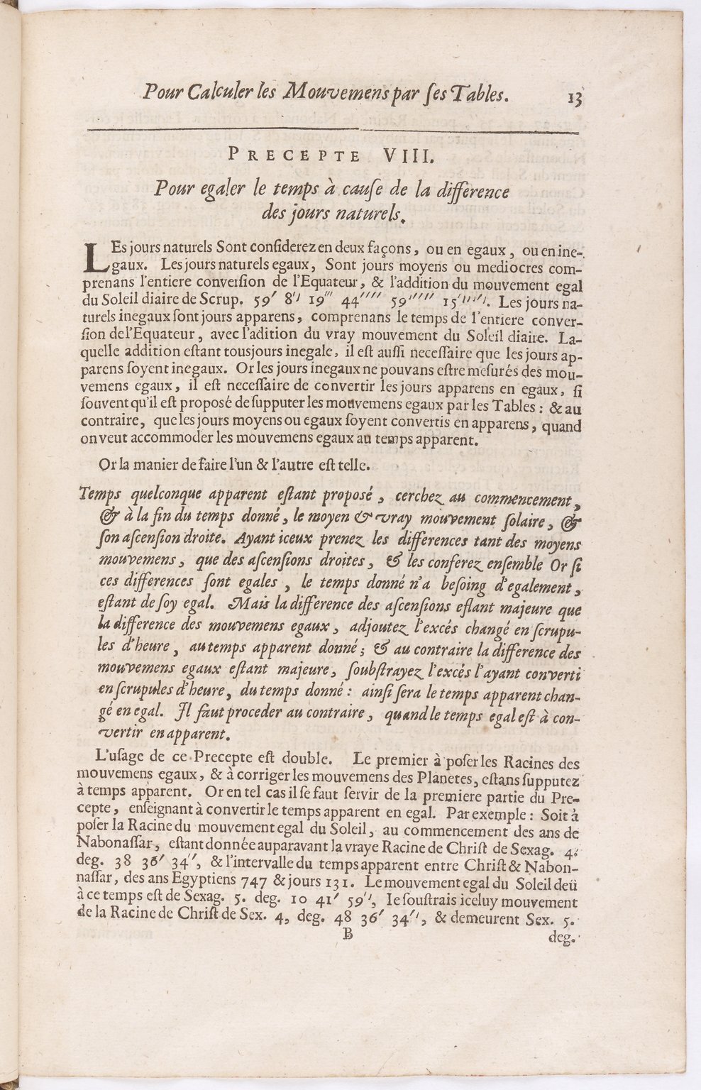 1634 - Zacharie Roman - Les Tables perpétuelles - BnF Arsenal