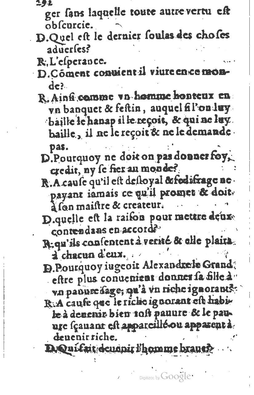 1581 - Nicolas Bonfons  - Trésor des sentences dorées - Princeton