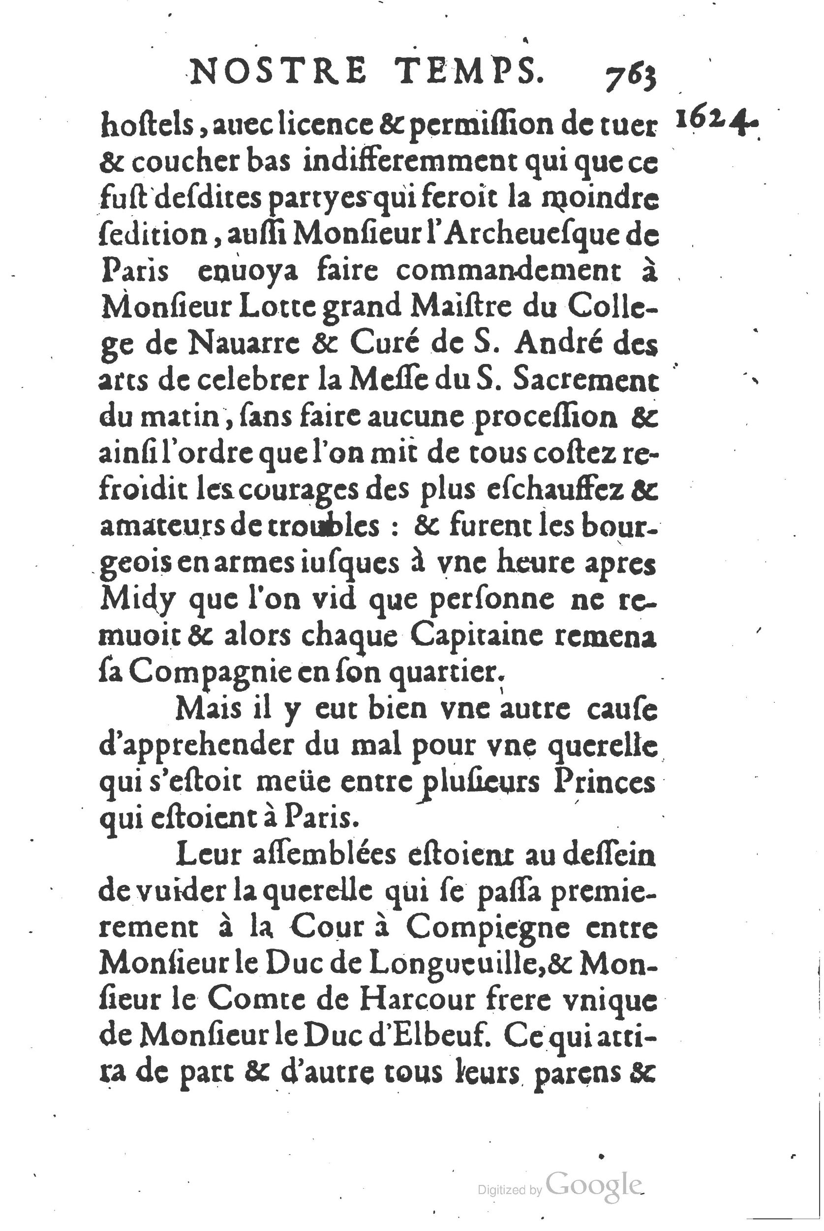 1626 - Joseph Bouillerot - Trésor de l’histoire générale de notre temps - BSB Munich