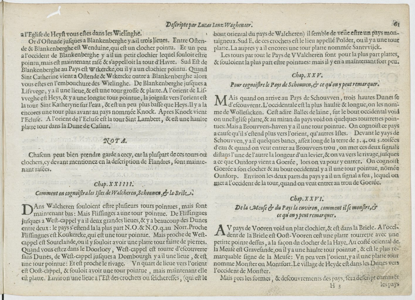 1601 - Bonaventure d’Aseville - Trésorerie ou cabinet de route marinesque - BnF