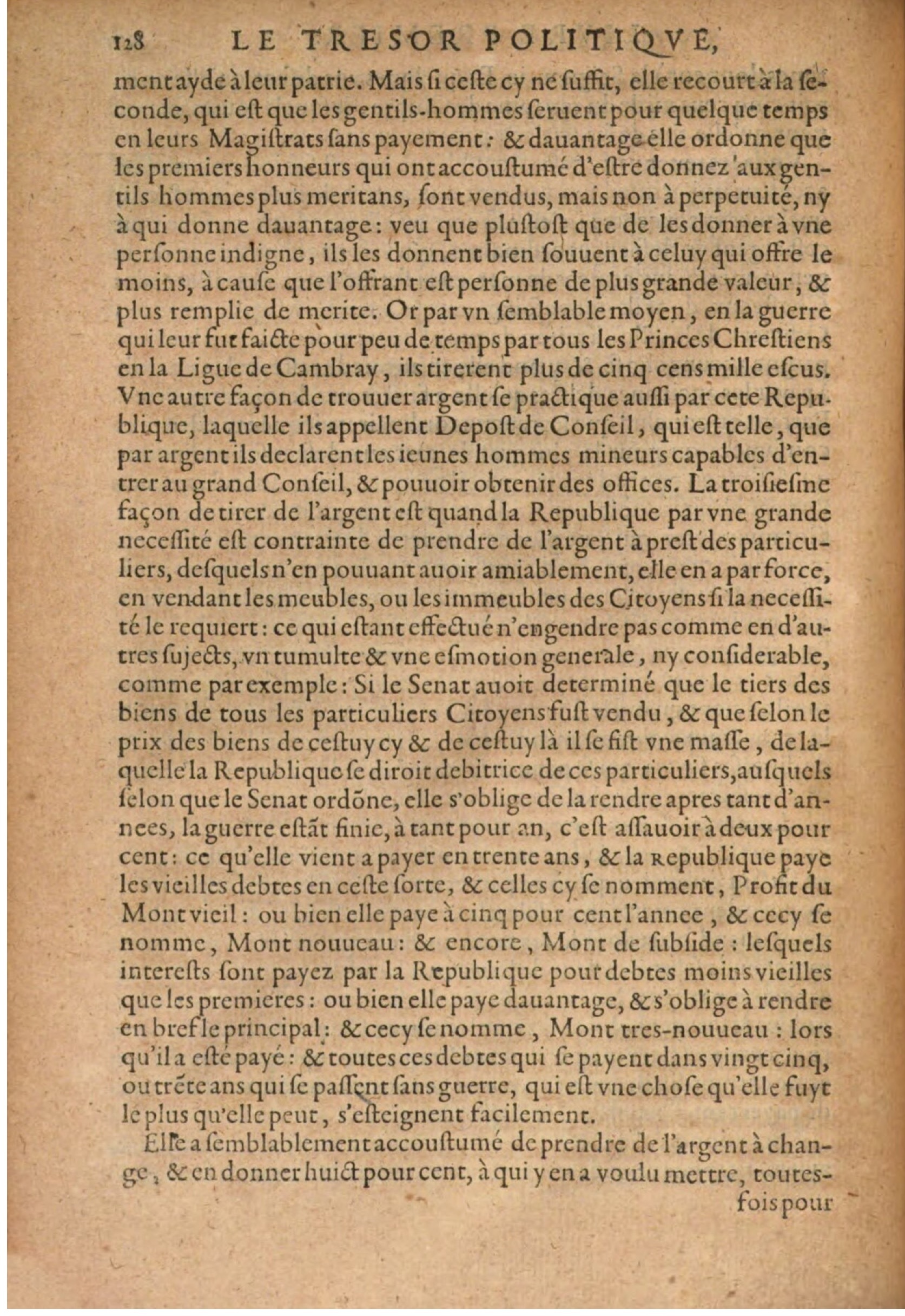1608 - Pierre Chevalier - Trésor politique - BSB Munich