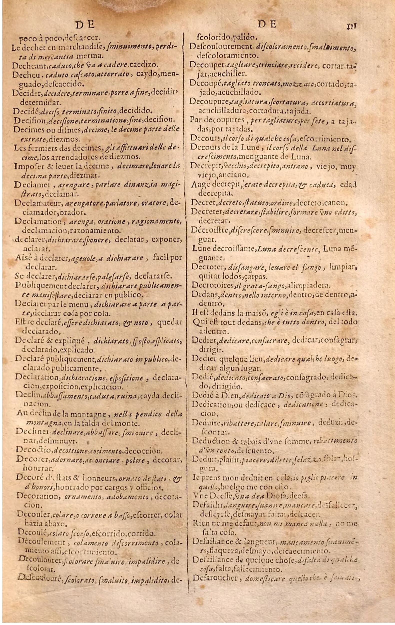 1627 - Jacques Crespin - Trésor des trois langues (Seconde partie) - Regensburg