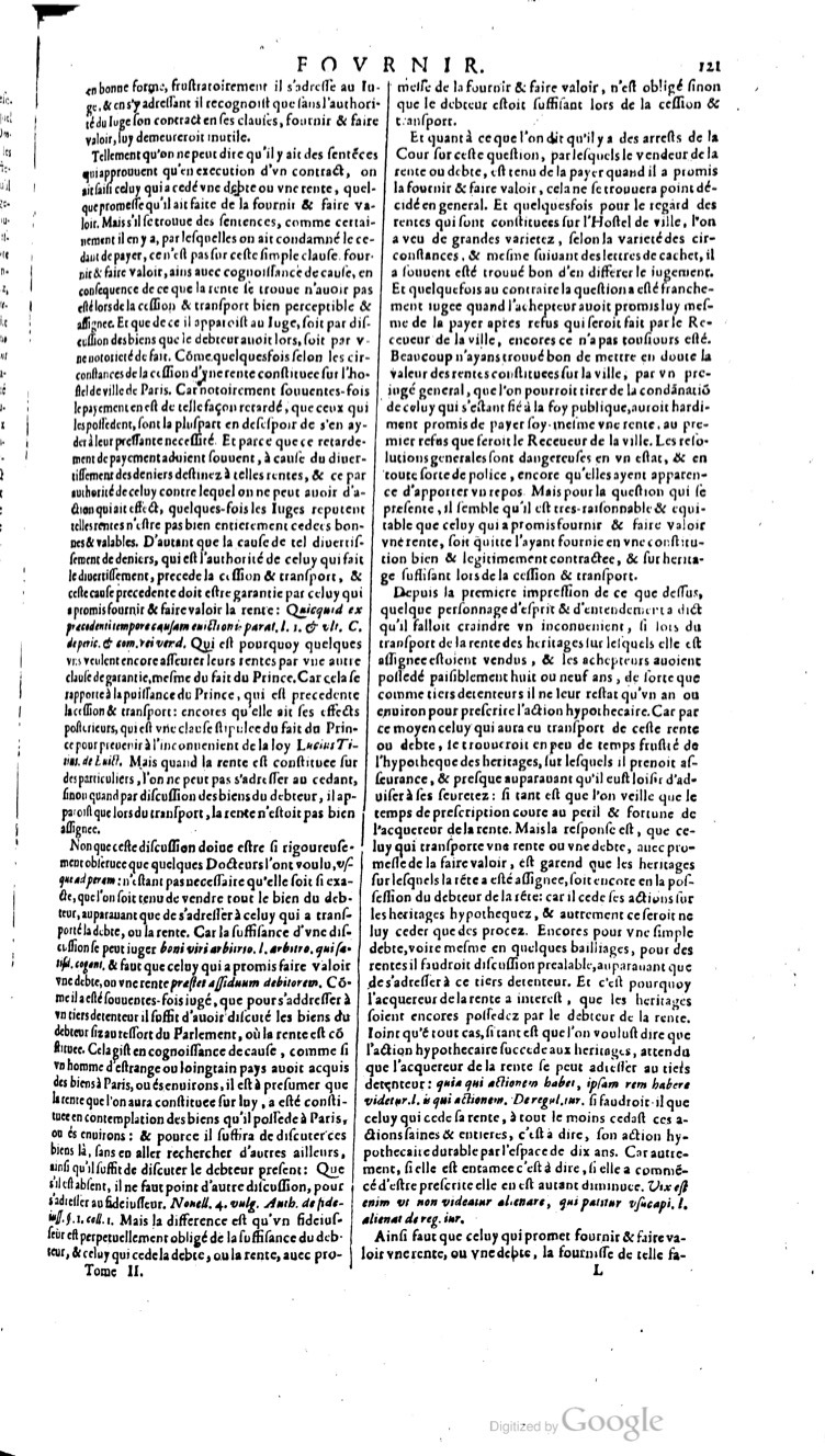 1629 - Veuve Nicolas Buon - Trésor du droit français (29620 T. 2) - BM Lyon