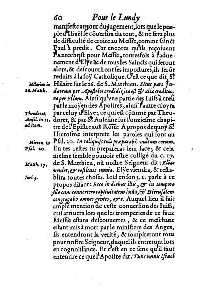 1607 - Nicolas Du Fossé - Trésor quadragésimal - T 02 - BM Lyon