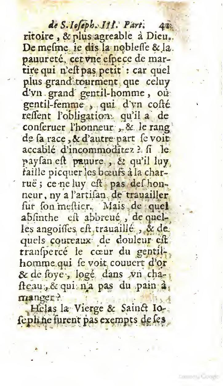 1646 - Jean Piot - Trésor inestimable de Saint-Joseph - BNC Rome