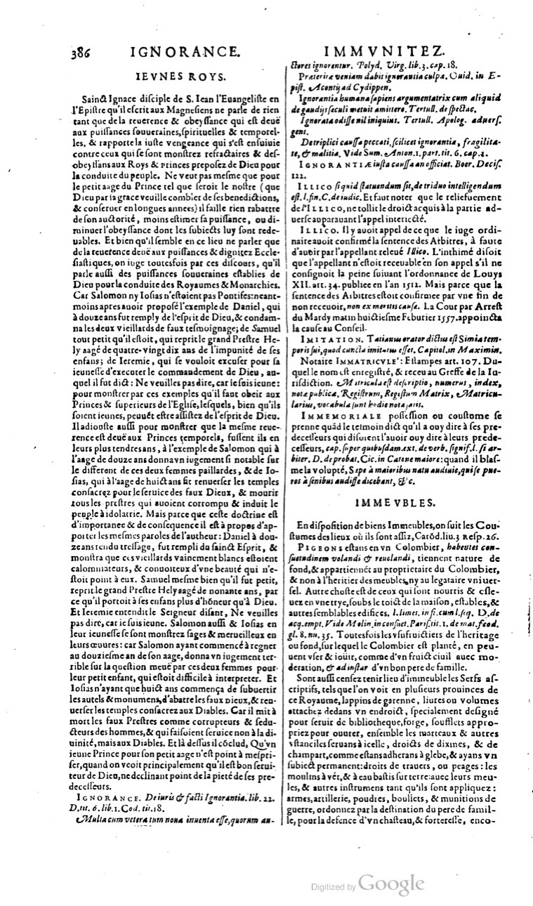 1629 - Veuve Nicolas Buon - Trésor du droit français (21754 T. 2) - BM Lyon