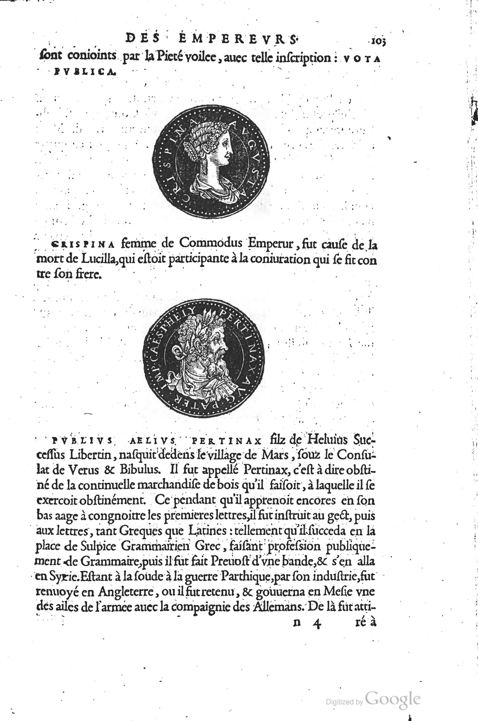 1553 - Jacopo Strada et Thomas Guérin - Épitome du Trésor des antiquités - Prague