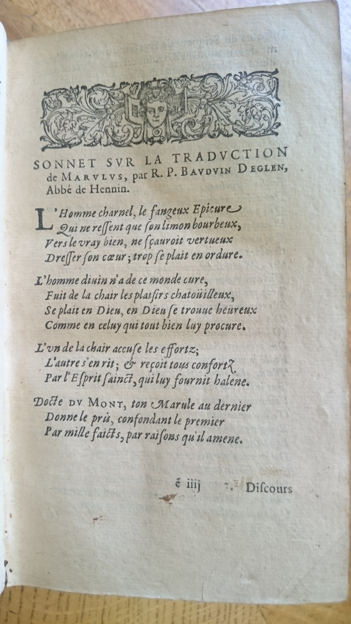 1585 - Jean Bogard - Trésor des faits et dits mémorables des hommes saints et illustres - Douai Quincy