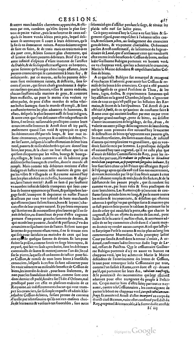 1629 - Veuve Nicolas Buon - Trésor du droit français (21754 T. 1) - BM Lyon