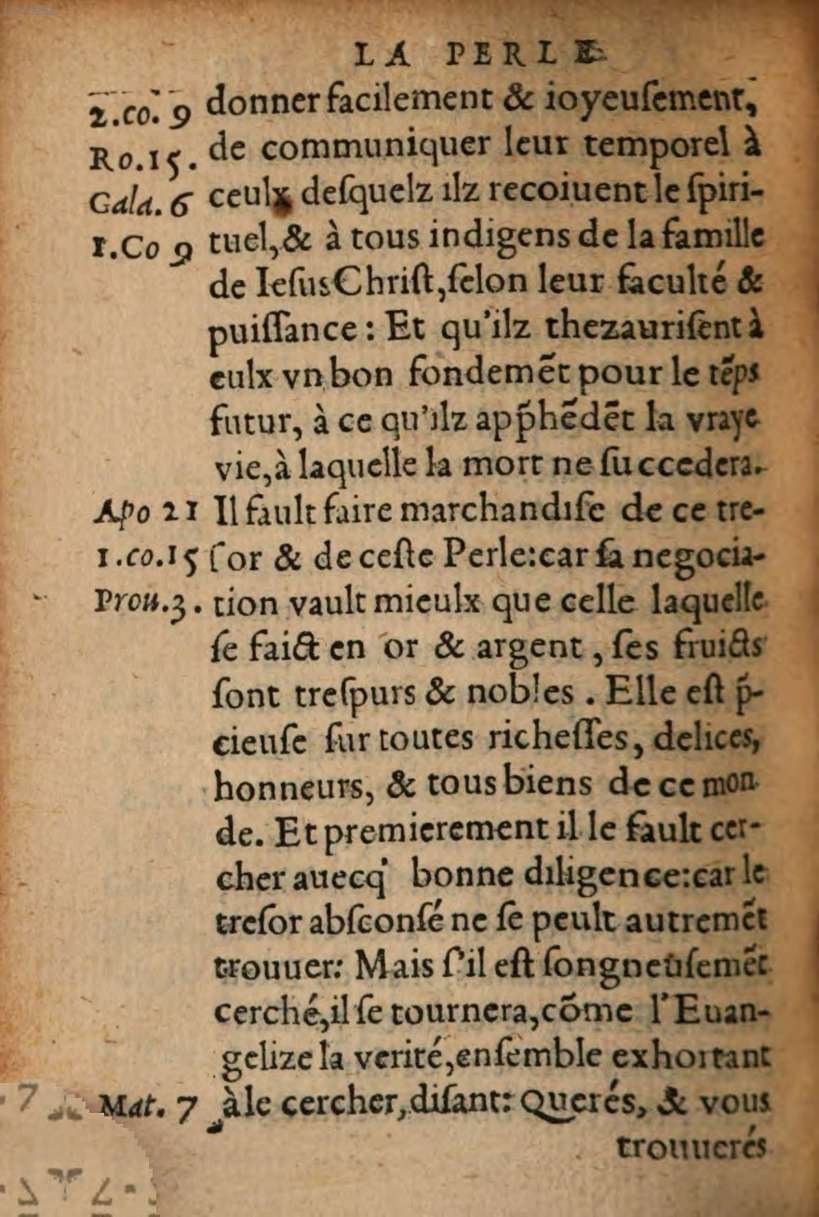1548 - René Avril et Vivant Gaulterot - Perle précieuse évangélique et Trésor divin - BSB Munich