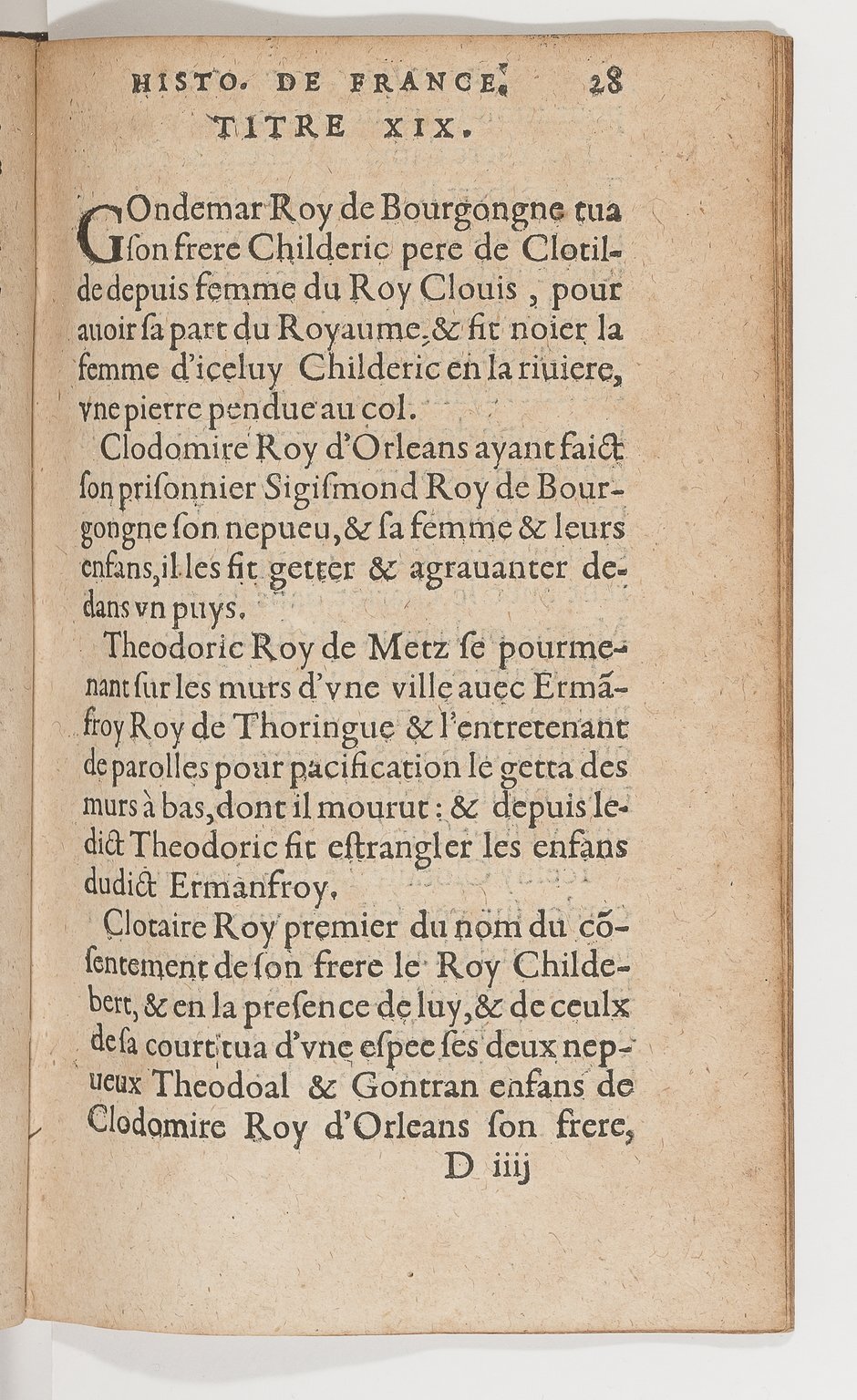 1583 - Galiot Corrozet - Trésor des histoires de France - BnF