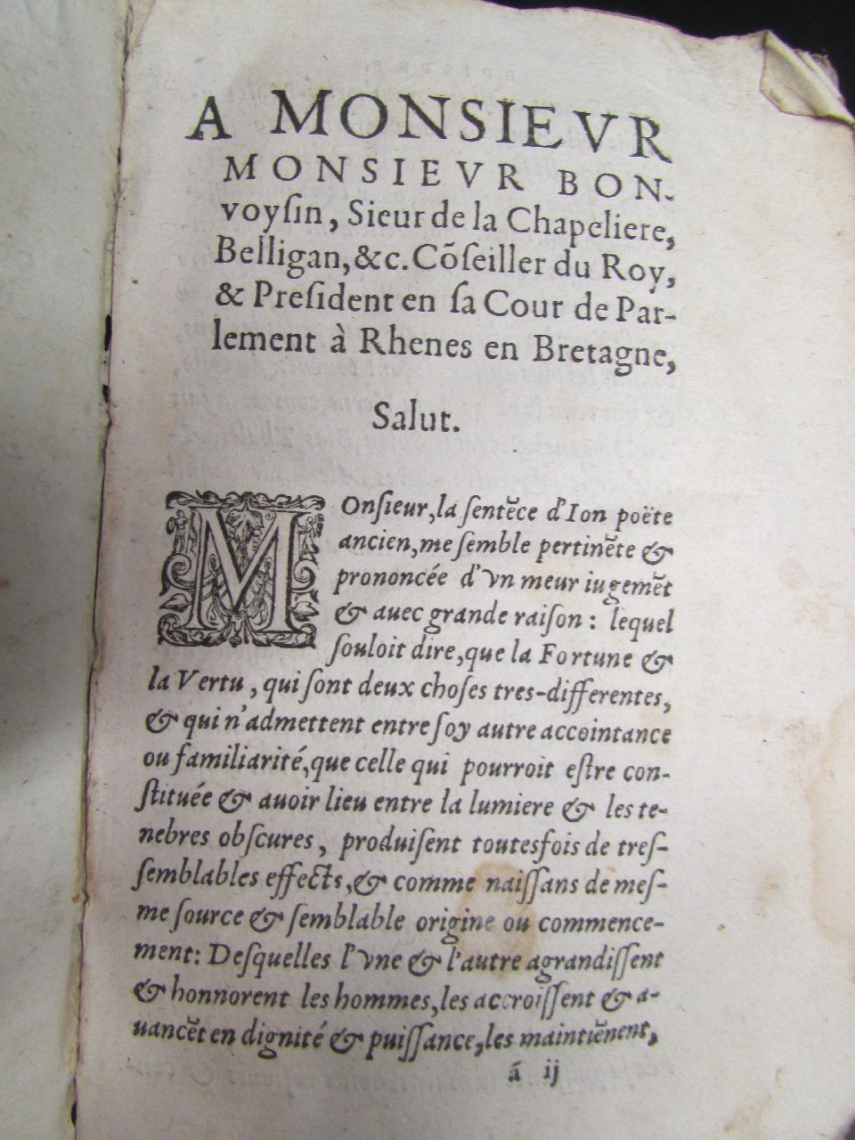 1578 - Jean Poupy - Trésor des morales de Plutarque - Vitré