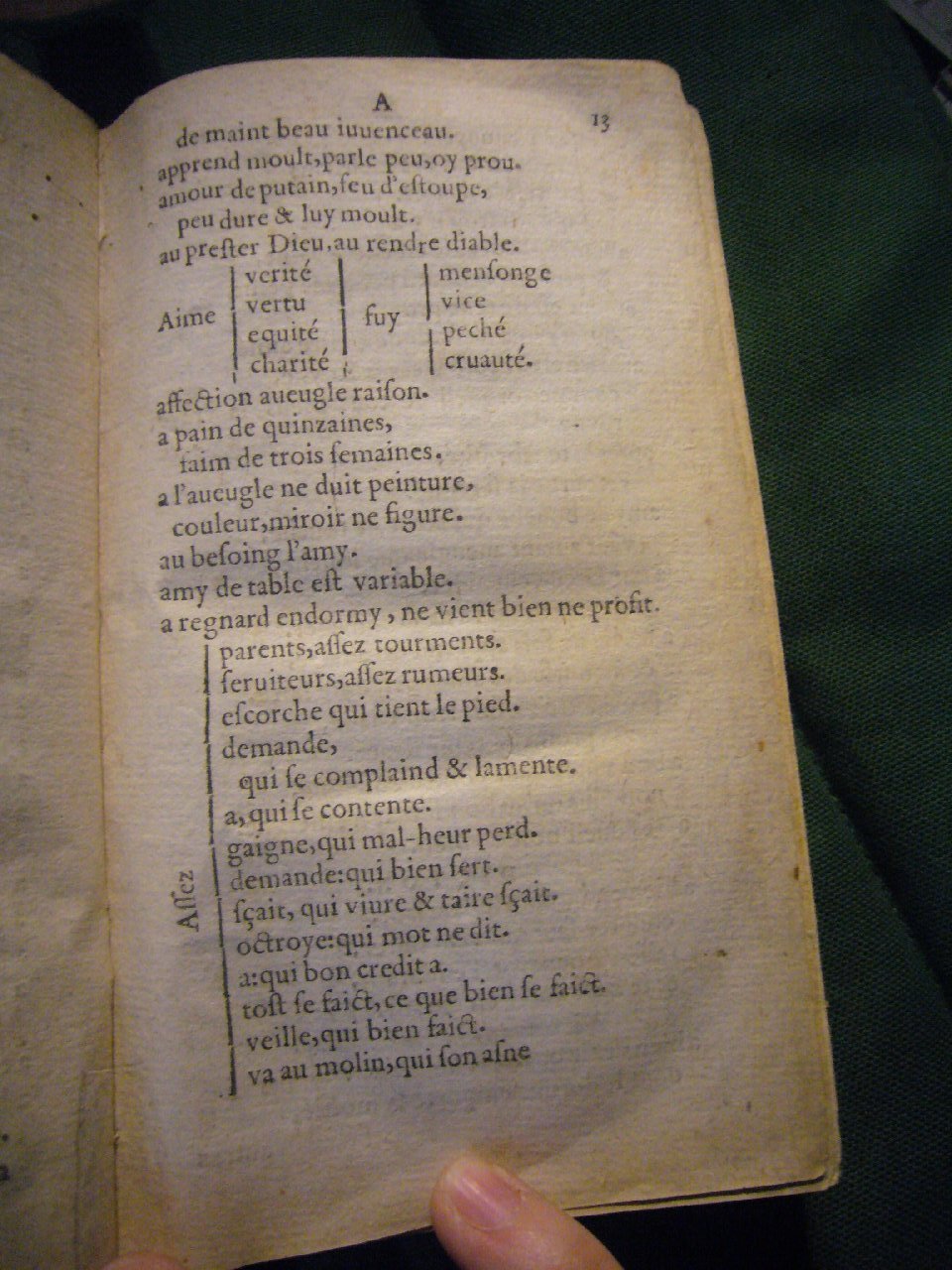 1617 - François Lefebvre - Trésor de sentences dorées et argentées - BnF Tolbiac