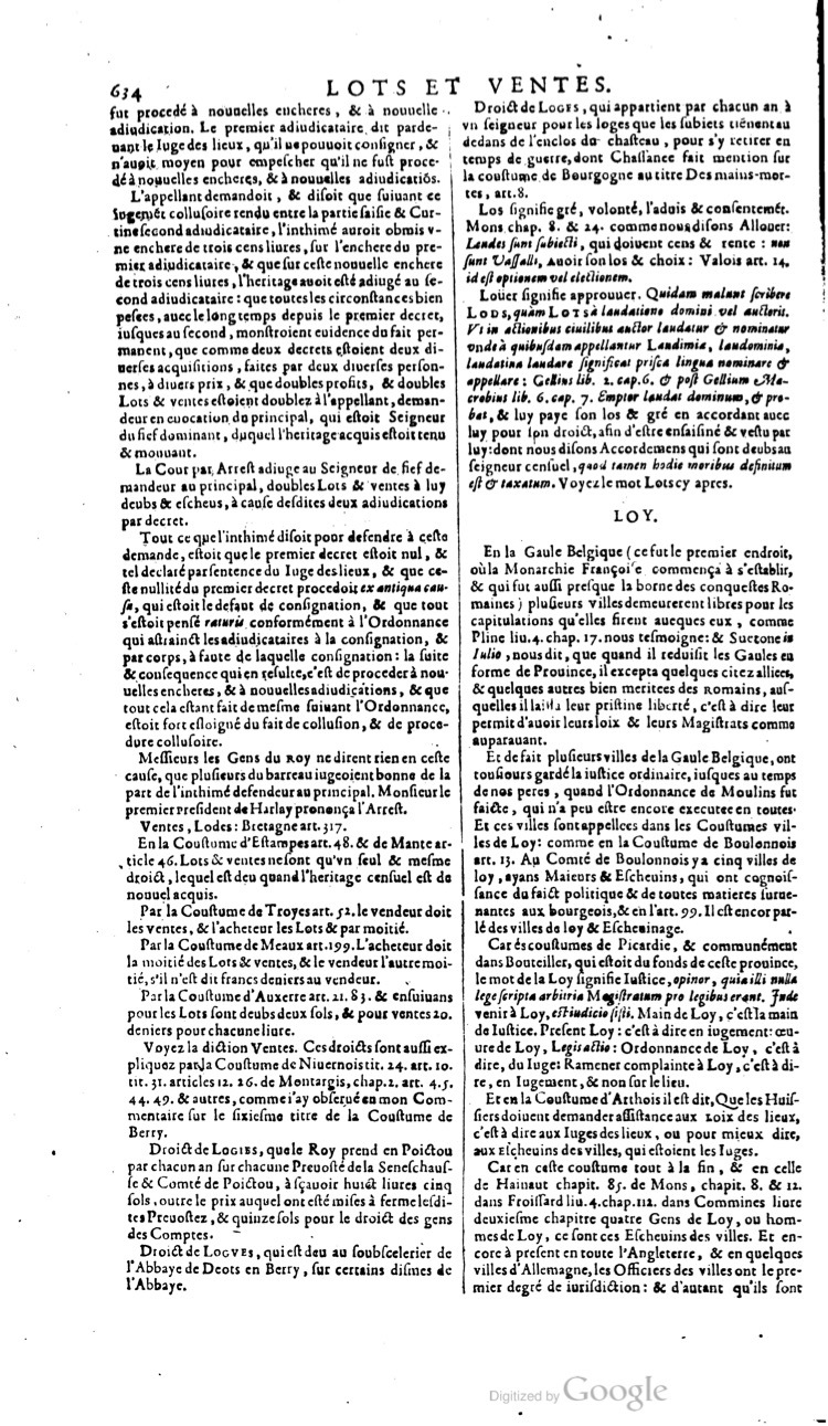 1629 - Veuve Nicolas Buon - Trésor du droit français (21754 T. 2) - BM Lyon