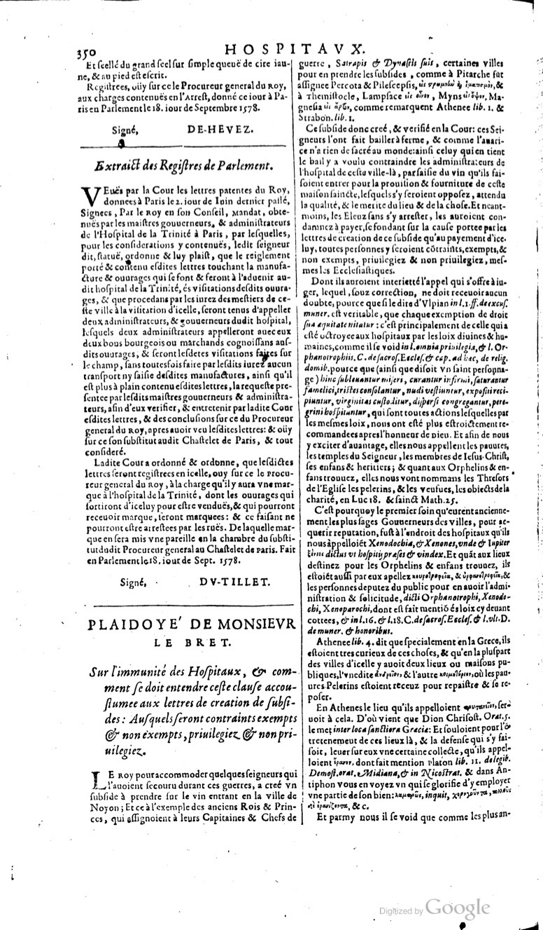 1629 - Veuve Nicolas Buon - Trésor du droit français (29620 T. 2) - BM Lyon