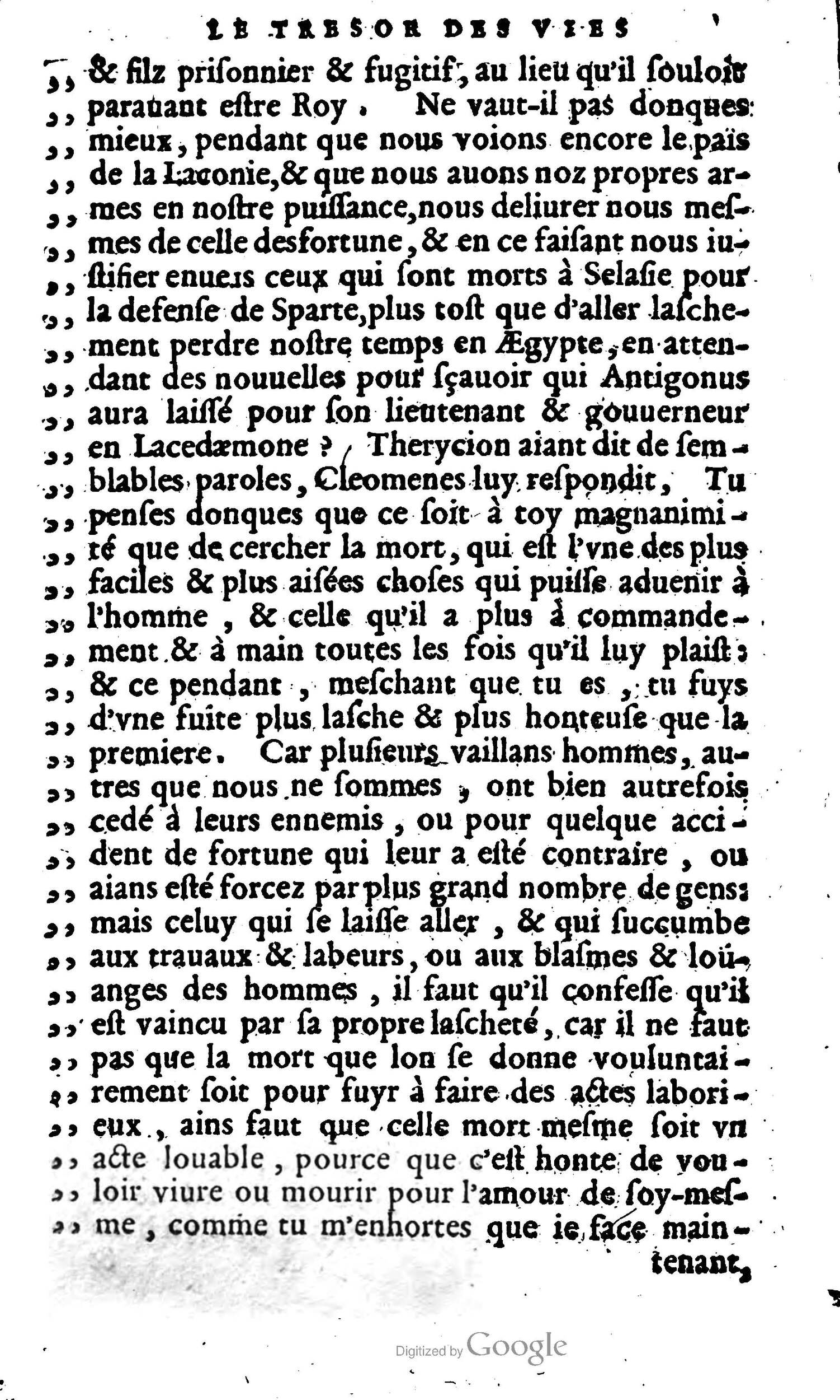 1568 - Willem Silvius - Trésor des vies de Plutarque - Anvers Plantin-Moretus