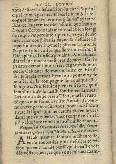 1567 - Vincent Normant et Jeanne Bruneau - Trésor des Amadis - BM Amiens 1567 - Vincent Normant et Jeanne Bruneau - Trésor des Amadis - BM Amiens