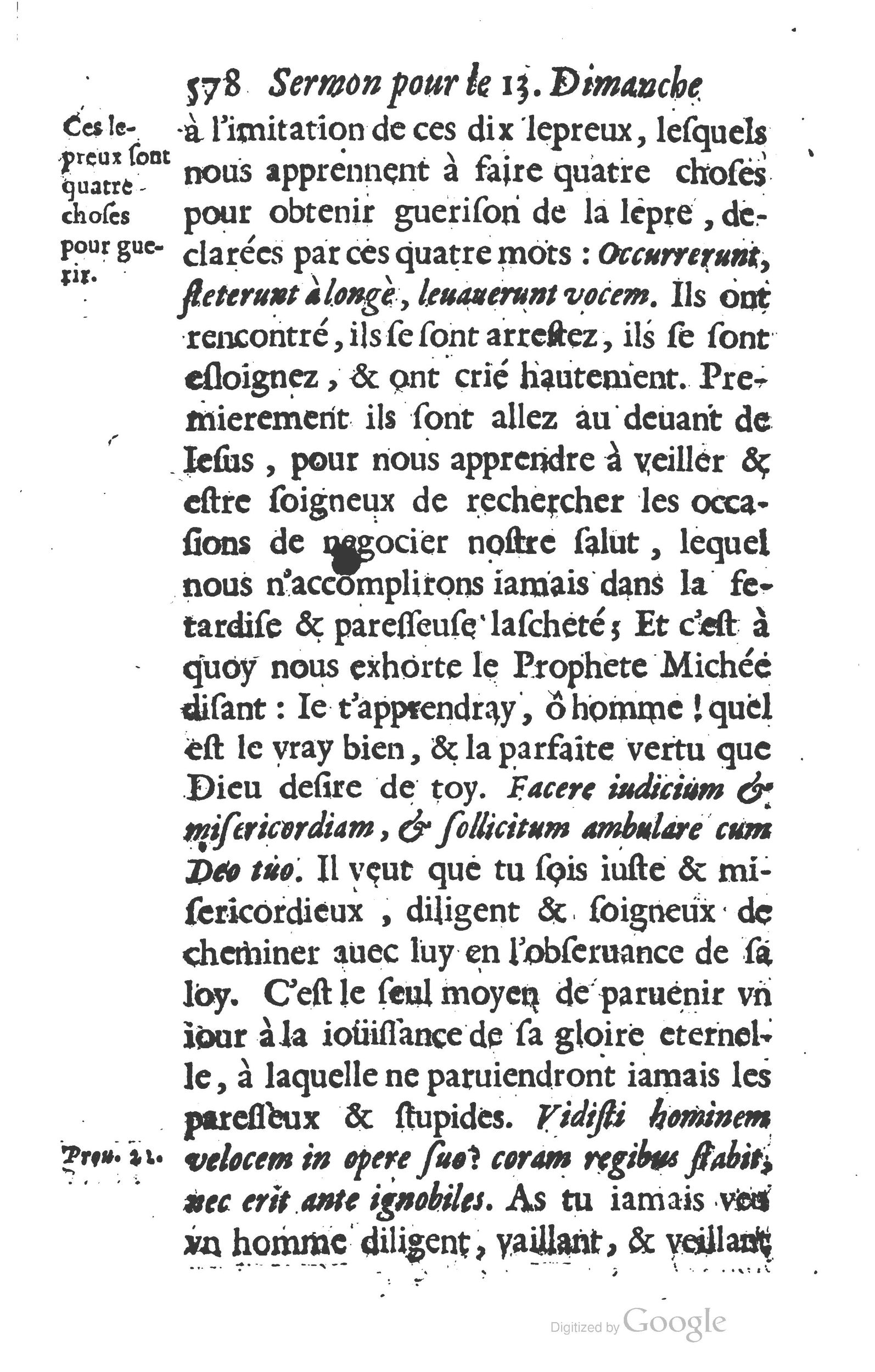 1629 - Manassés de Préaulx - Sermons ou Trésors de la piété chrétienne - BM Lyon