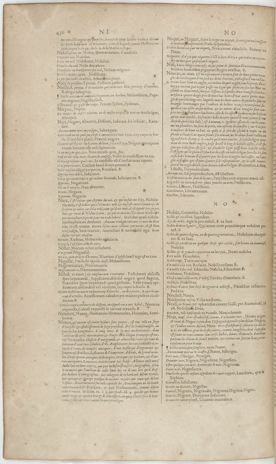 1606 - David Douceur - Trésor de la langue française - BnF