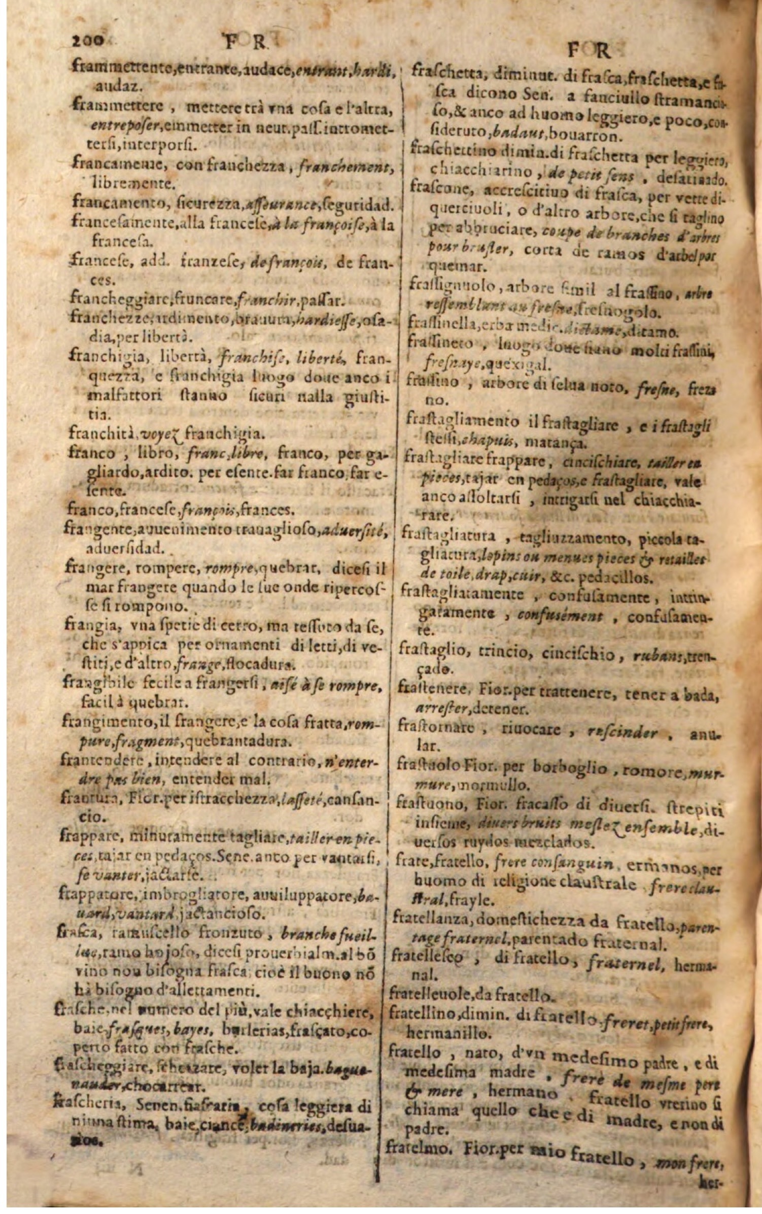 1644 - Jacques Crespin - Trésor des trois langues - Passau 1644 - Jacques Crespin - Trésor des trois langues - Passau