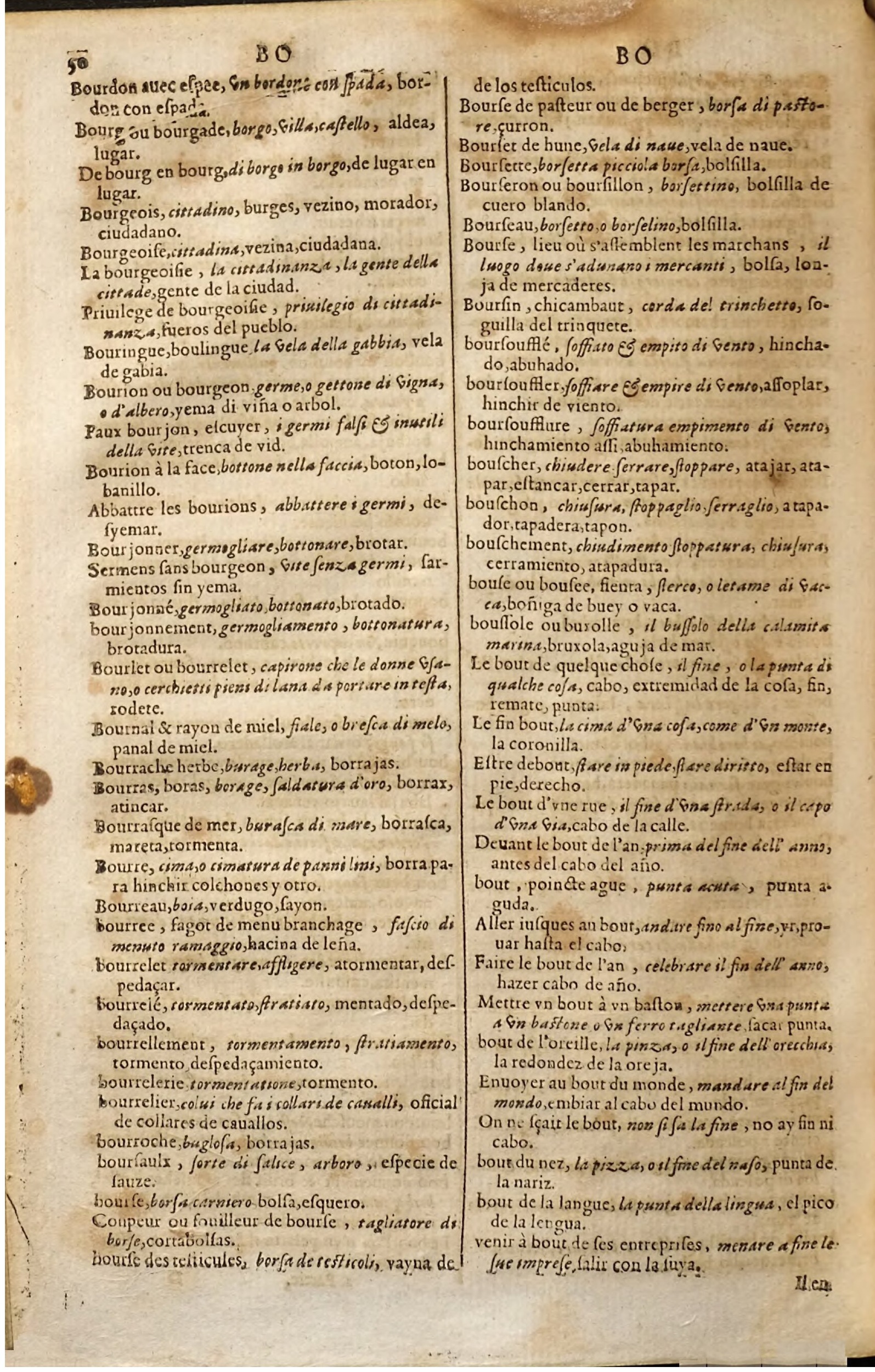 1627 - Jacques Crespin - Trésor des trois langues (Seconde partie) - Regensburg