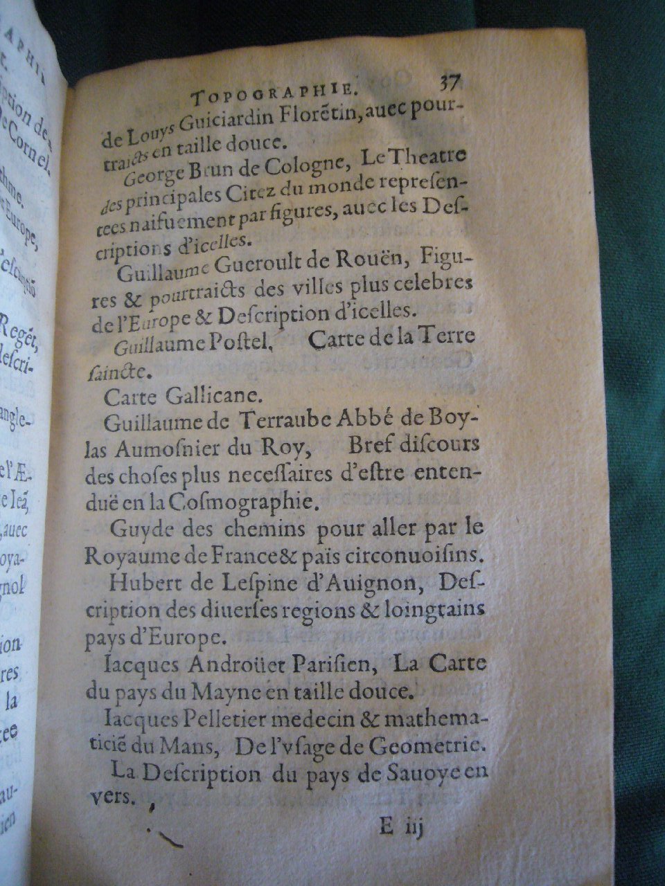 1602 - François Jacquin - Trésor des bons esprits français - BnF Arsenal
