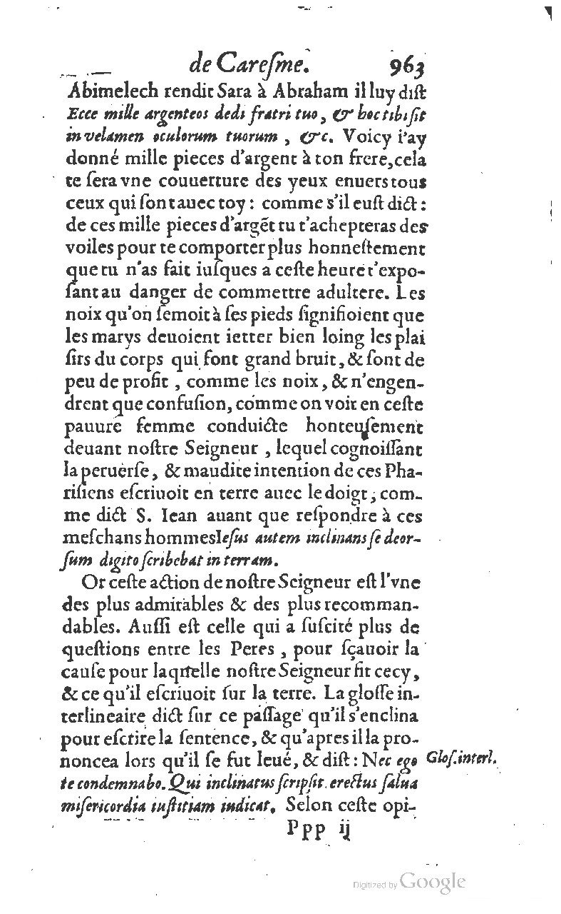 1607 - Nicolas Du Fossé - Trésor quadragésimal - T 01 - BM Lyon