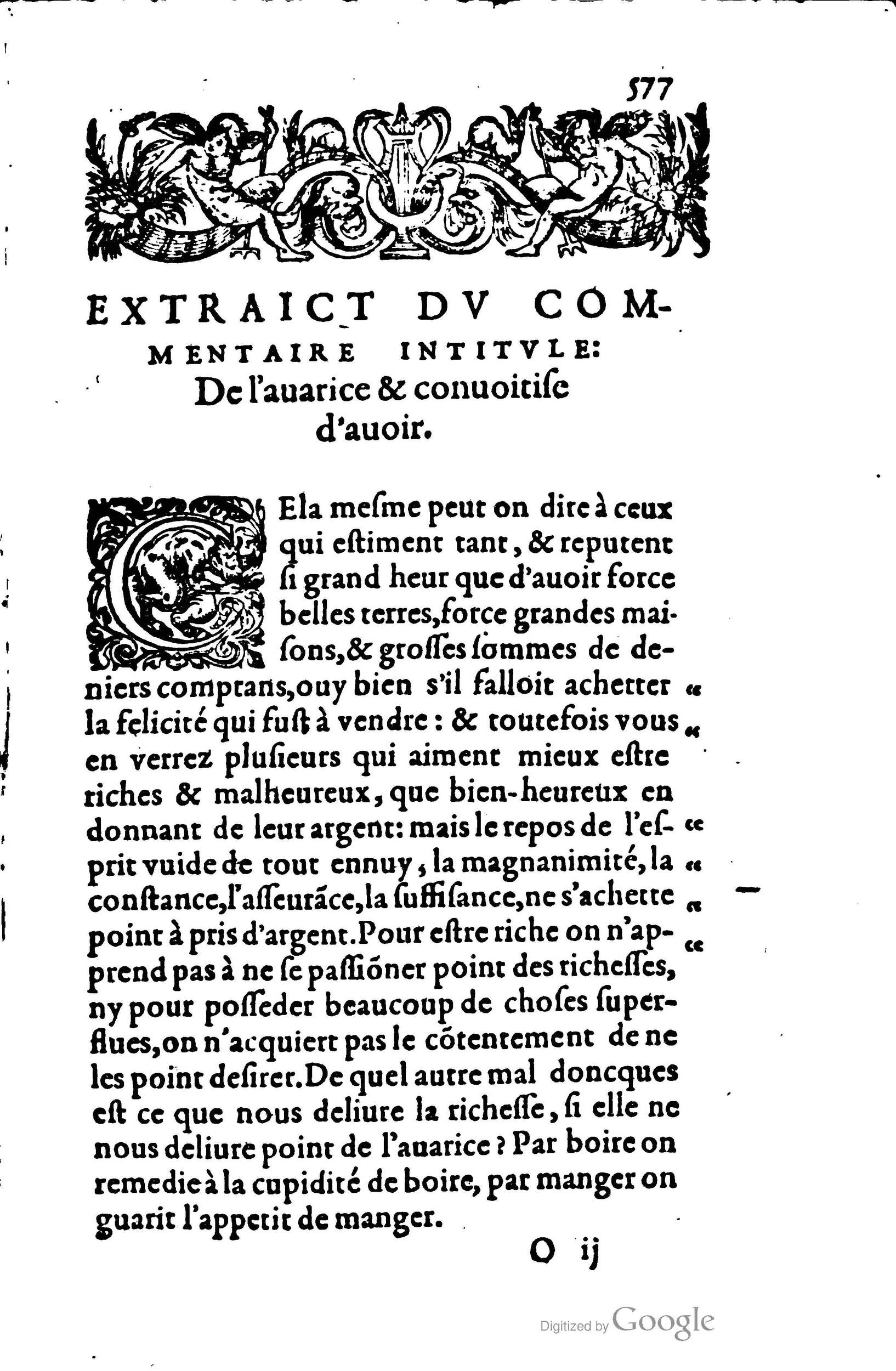 1578 - Jean Poupy - Trésor des morales de Plutarque - BSB Munich