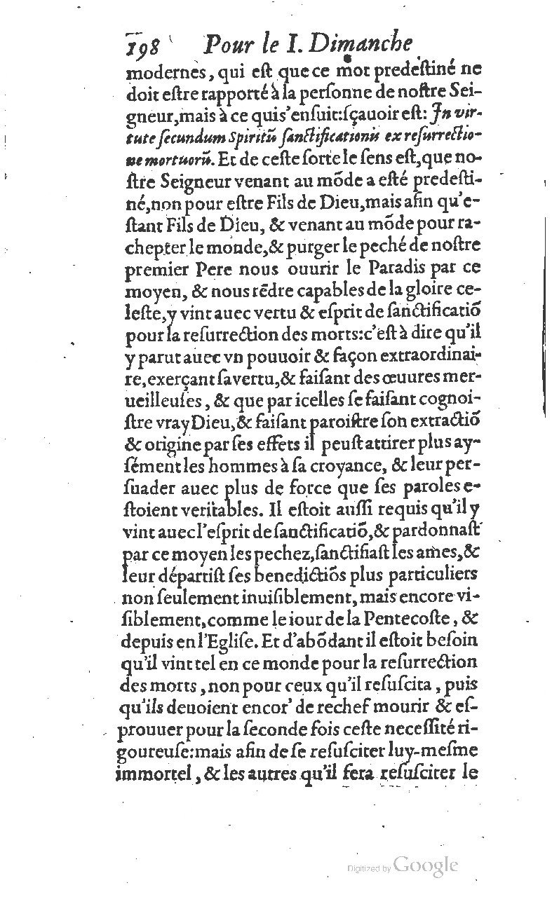 1607 - Nicolas Du Fossé - Trésor quadragésimal - T 01 - BM Lyon