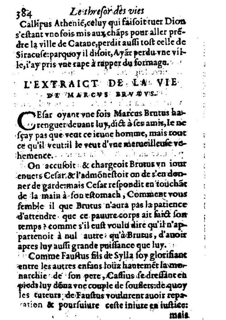 1611 - Pierre Rigaud - Trésor des vies de Plutarque - BM Lyon
